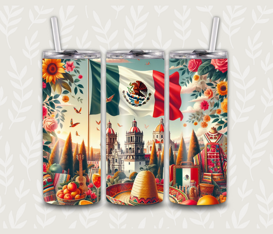 Mexican Tumbler Style 3